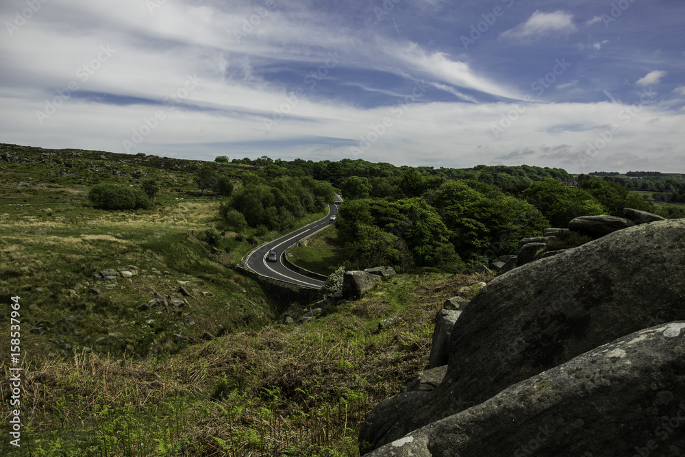 JEZDNIA, STONAGE EDGE, PEAK DISTRICT NATIONAL PARK, WIELKA BRYTANIA