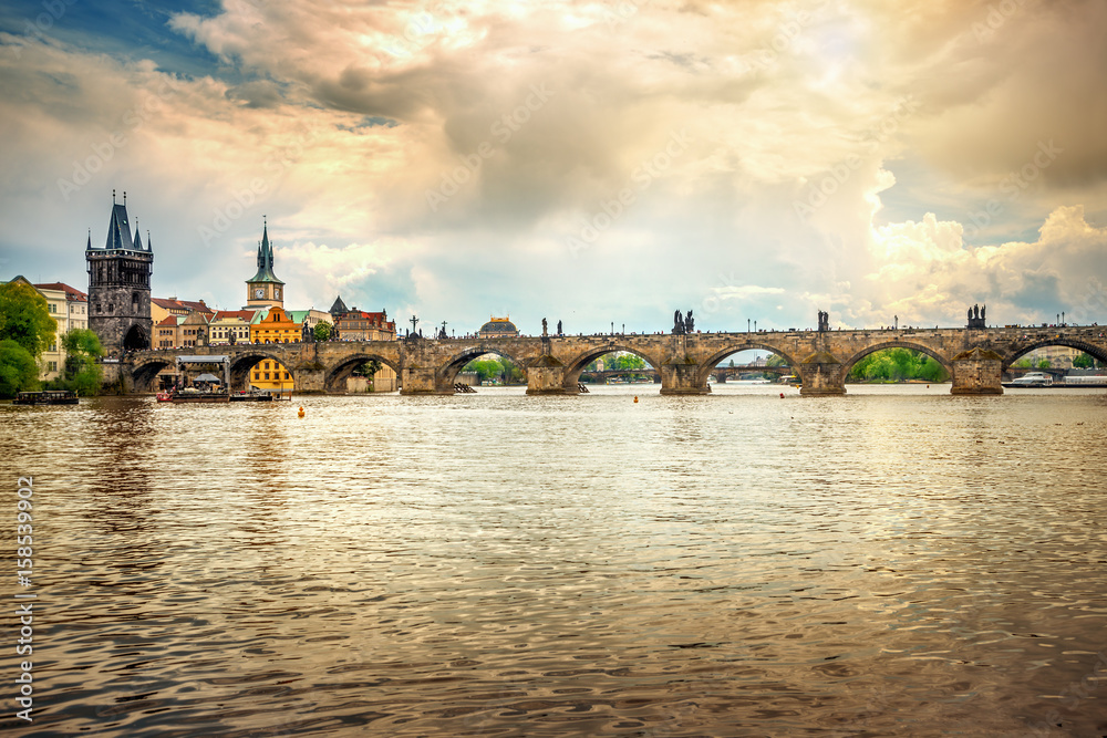 Obraz premium Charles Bridge, Prague, Czech Republic