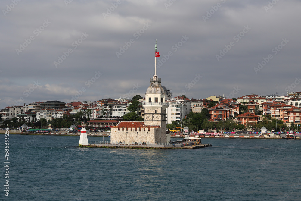 Maidens Tower in Bosphorus Strait, Istanbul Maidens Tower in Bosphorus Strait, Istanbul
