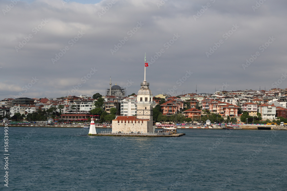Maidens Tower in Bosphorus Strait, Istanbul Maidens Tower in Bosphorus Strait, Istanbul