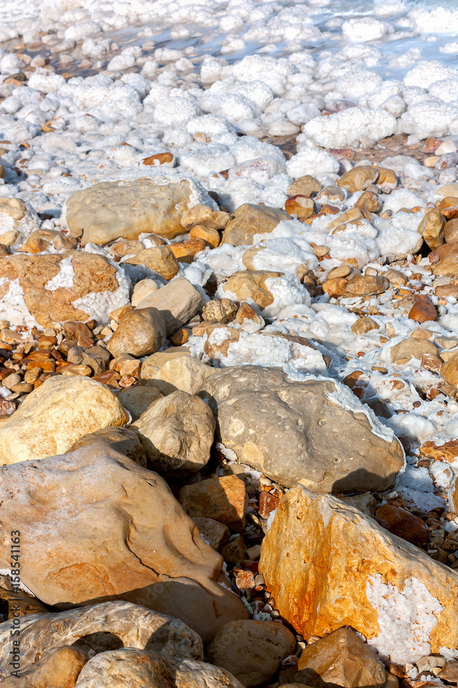Dead Sea Rocks and Salt Formations