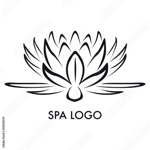 Isolated spa logo