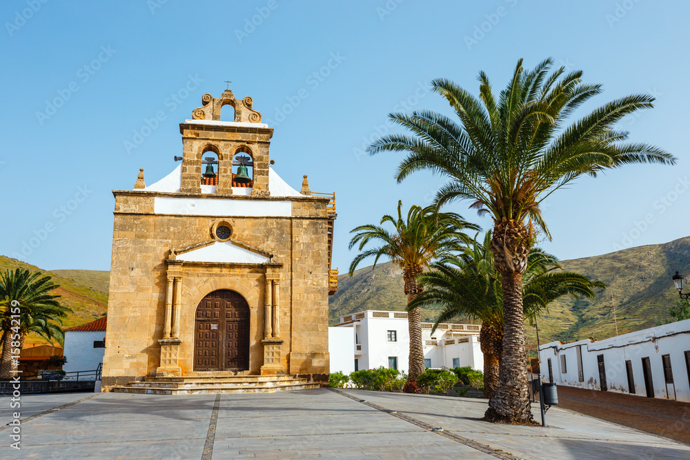 Church of Nuestra Senora de la Pena near Betancuria, Ermita de la Virgen de la Pena, Fuerteventura, Spain Church of Nuestra Senora de la Pena near Betancuria, Ermita de la Virgen de la Pena, Fuerteventura, Spain