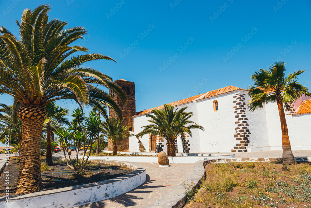 Church of Our Lady of Candelaria in La Oliva, Fuerteventura Island, Spain