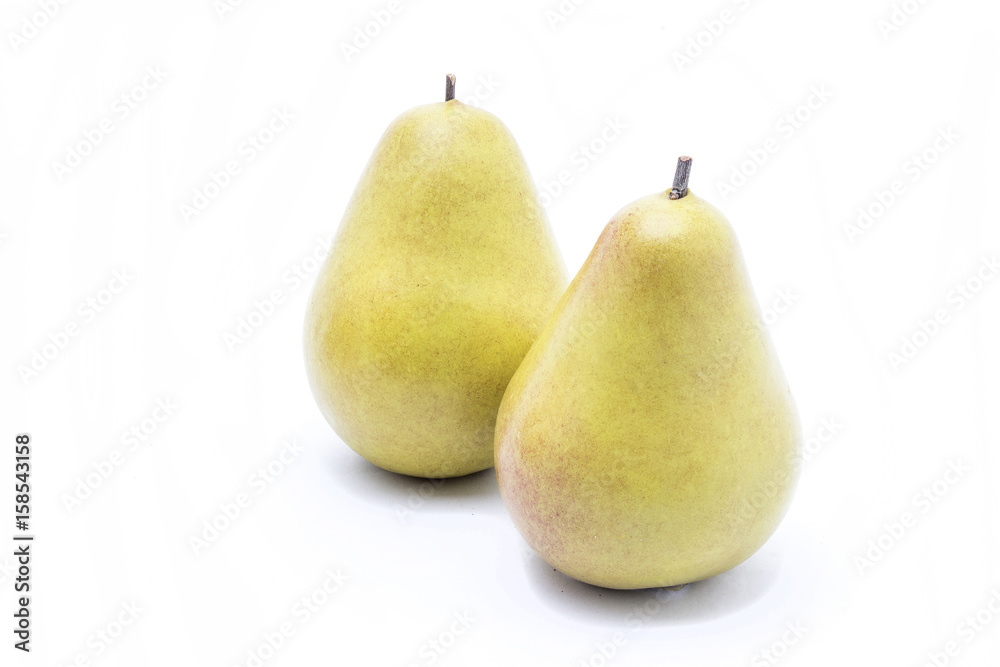 Pears isolated