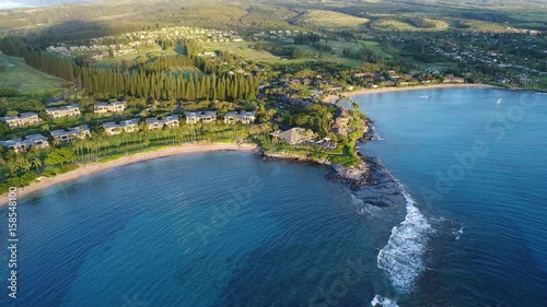 Kapalua bay on the island of maud photo