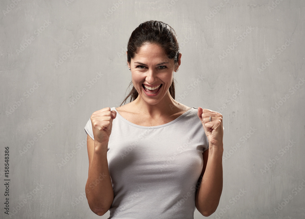 Fototapeta premium Happy young woman