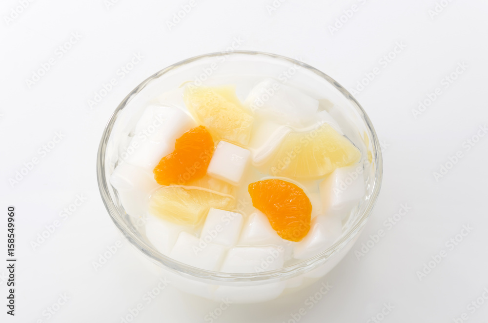杏仁豆腐 杏仁豆腐
