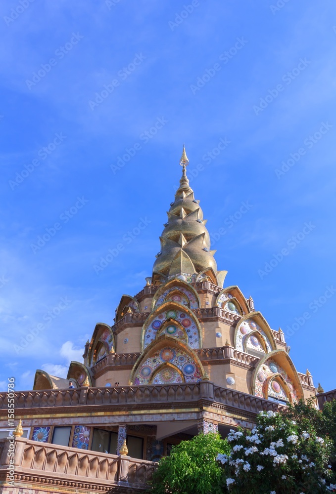 pagoda in phasornkaew temple of Thailand