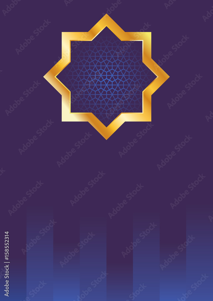 Ramadhan Blue Background