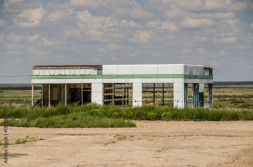 Obraz premium Skeletal Service Station