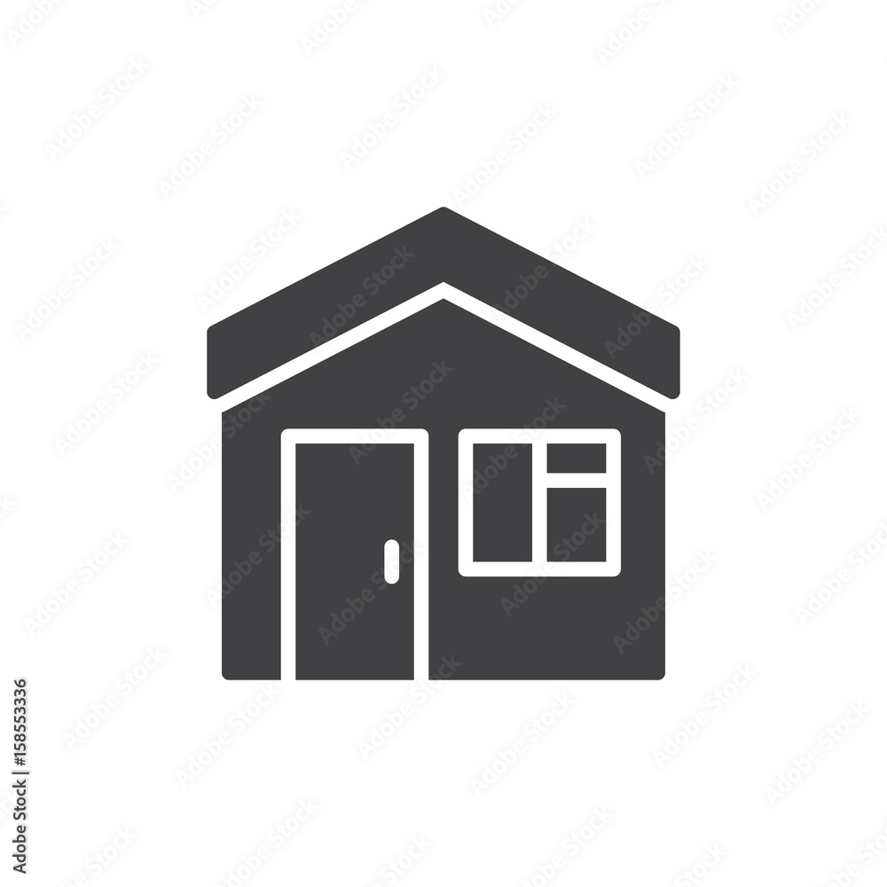 Home, house icon vector, filled flat sign, solid pictogram isolated on white. Real estate symbol, logo illustration. Pixel perfect Home, house icon vector, filled flat sign, solid pictogram isolated on white. Real estate symbol, logo illustration. Pixel perfect