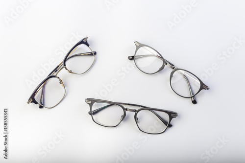 Metal framed glasses