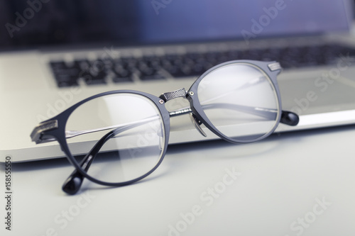 Metal framed glasses