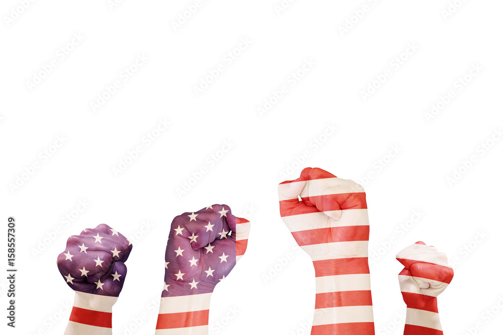 Fototapeta premium Celebrating the 4th of July, Independence Day 