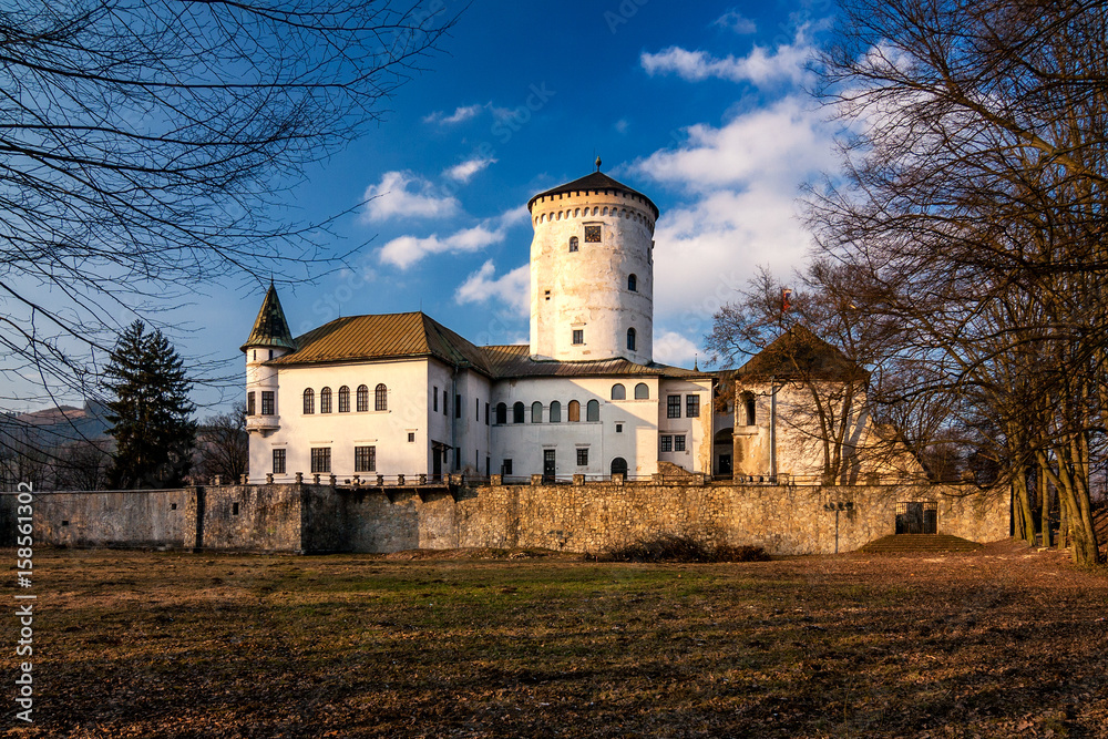 Medieval castle Budatin near by Zilina, central Europe, Slovakia.