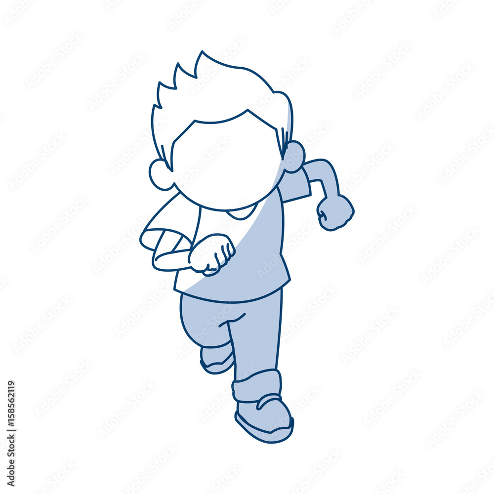 the little cute boy cartoon adorable image vector illustration the little cute boy cartoon adorable image vector illustration