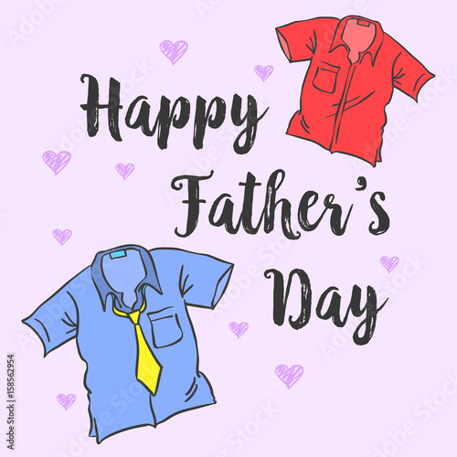 Greeting fro father day style collection