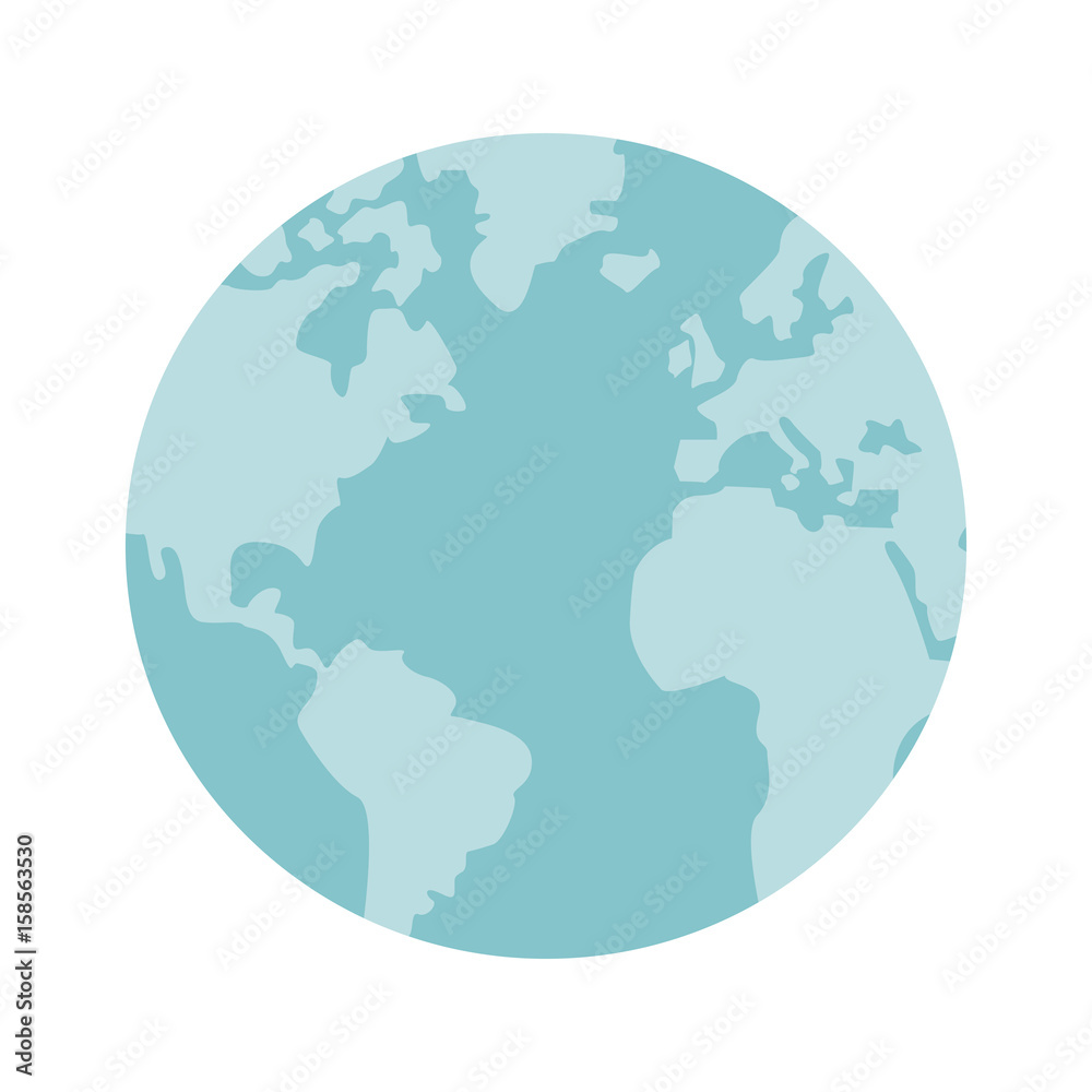 globe world earth map round icon vector illusrtration globe world earth map round icon vector illusrtration