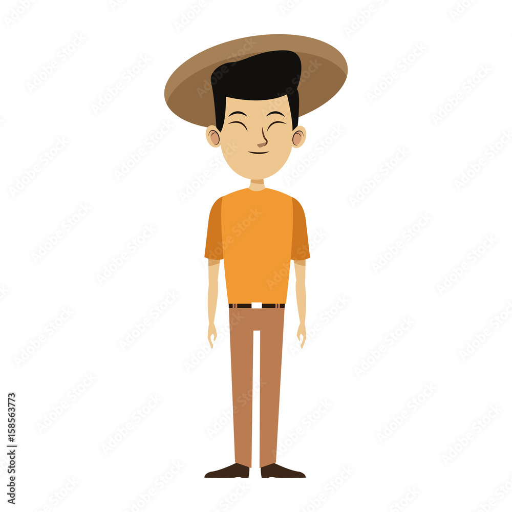 man asian character male avatar people icon vector illustration man asian character male avatar people icon vector illustration