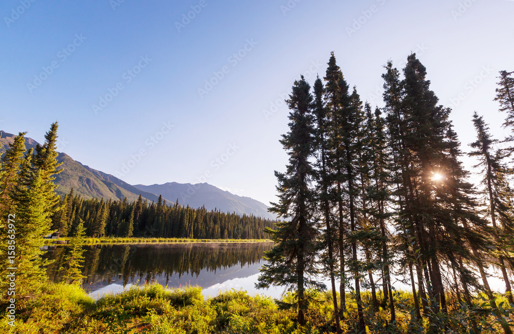 Lake in Alaska Lake in Alaska