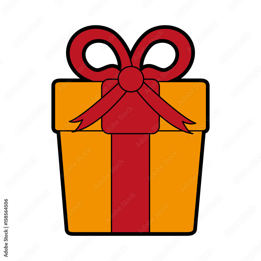 gift box with ribbon bow icon image vector illustration design gift box with ribbon bow icon image vector illustration design