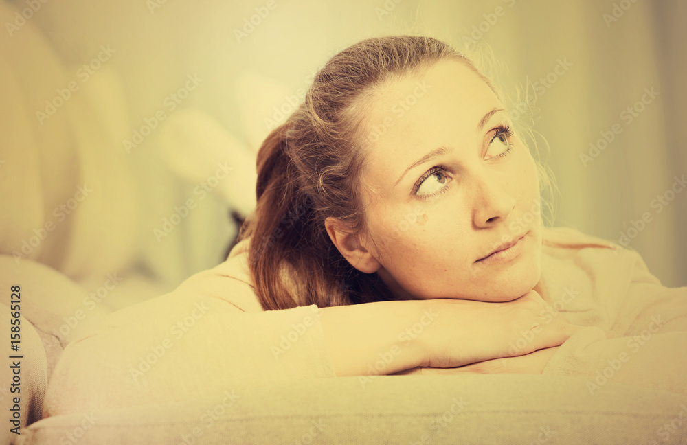 Fototapeta premium Woman feeling sad