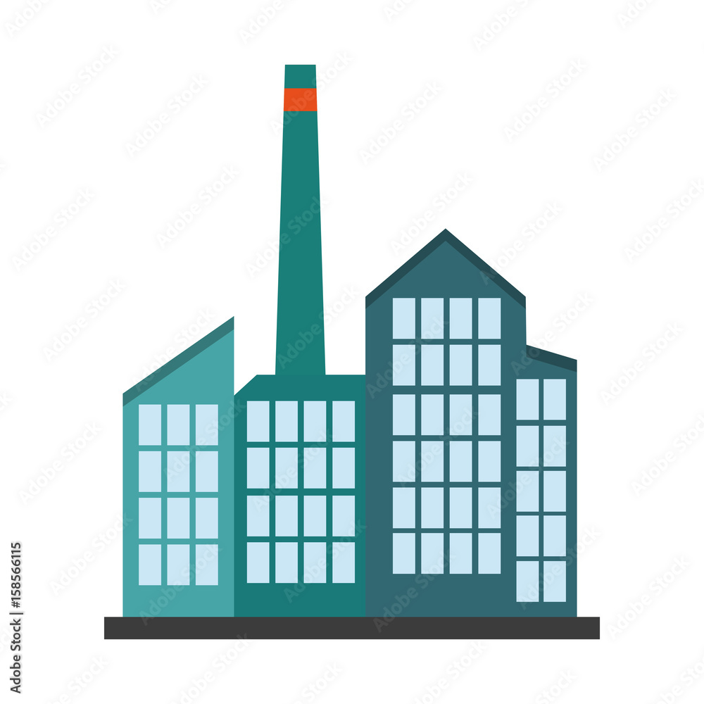 industrial factory  icon image vector illustration design 