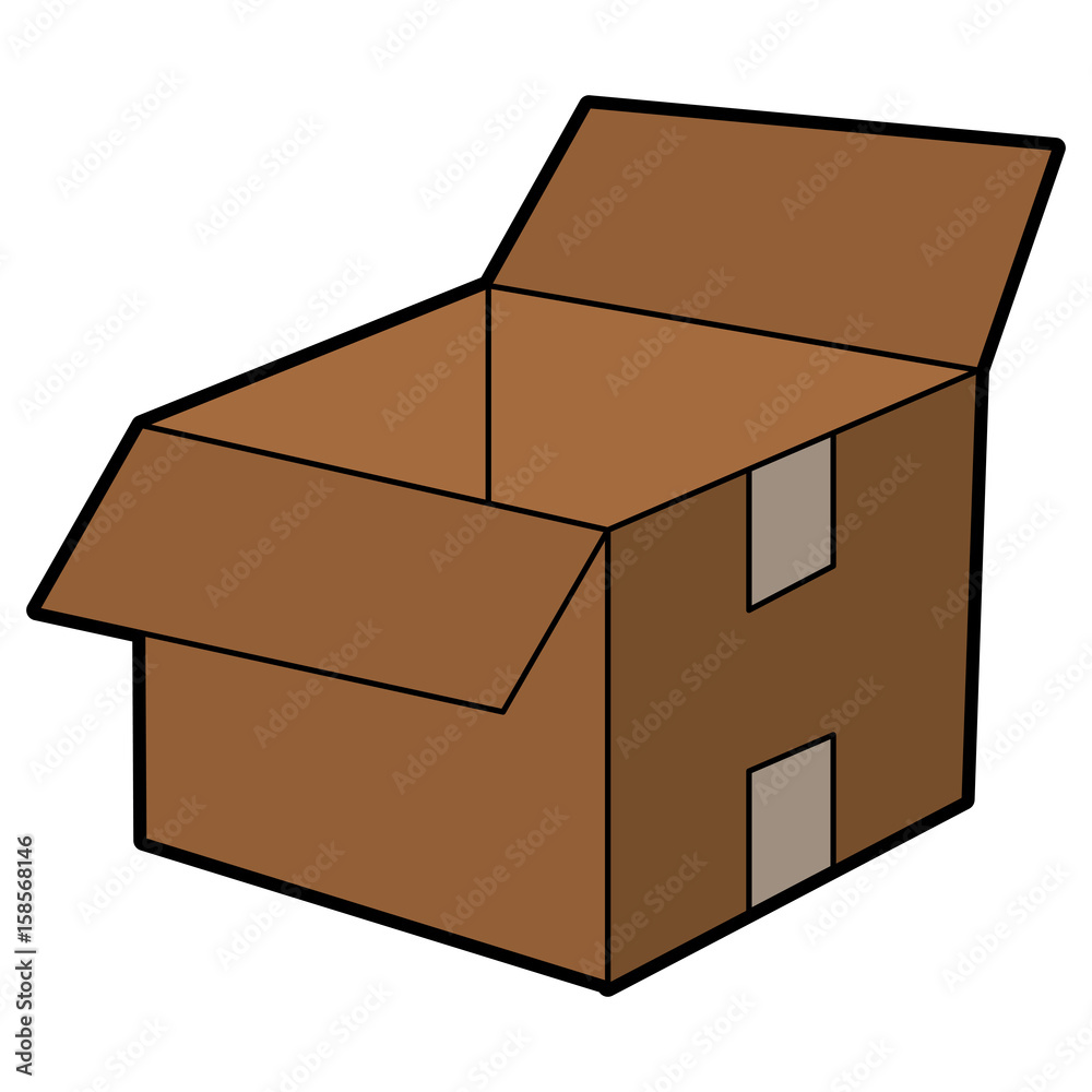 open cardboard box icon image vector illustration design open cardboard box icon image vector illustration design