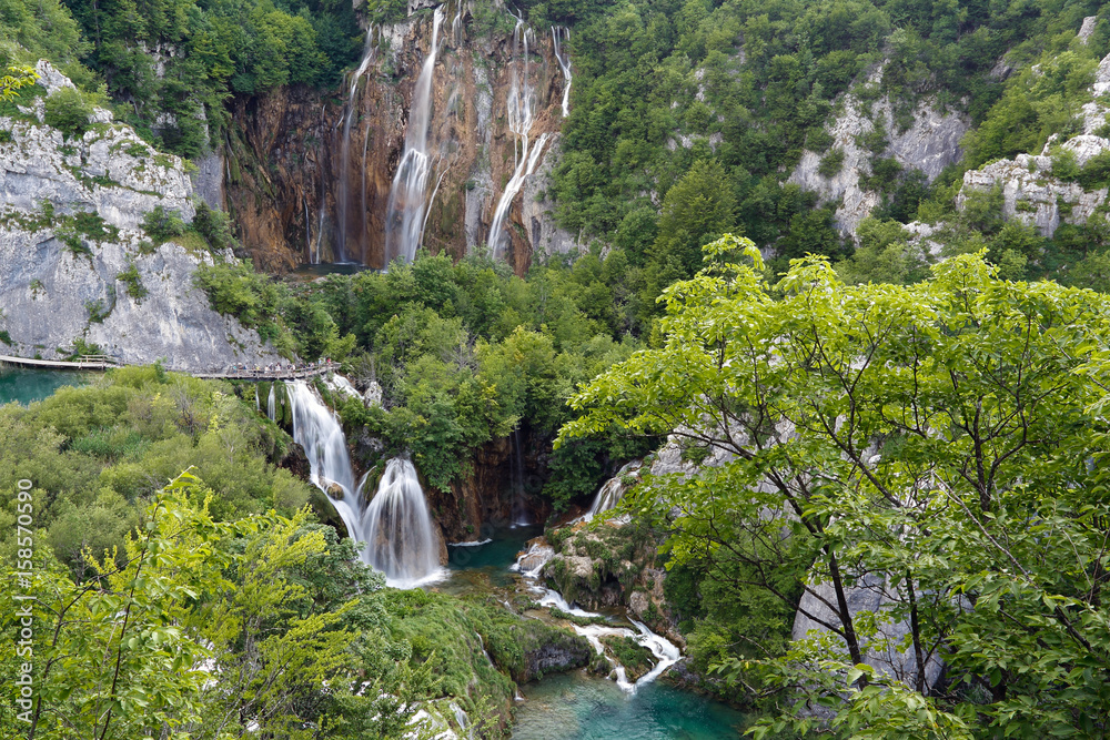 Fototapeta premium Plitvice lakes national park