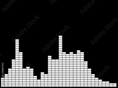 Music equalizer. Isolated o...
