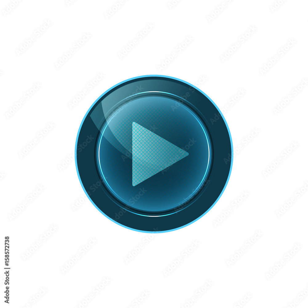 Web button play on white background. Vector design. Web button play on white background. Vector design.