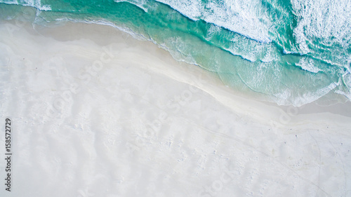 Wallpaper Mural Beach shore drone view Torontodigital.ca