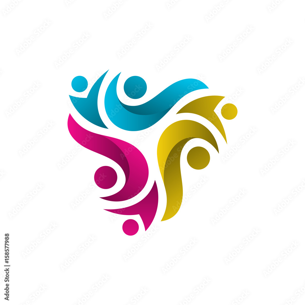 Obraz premium Community Logo