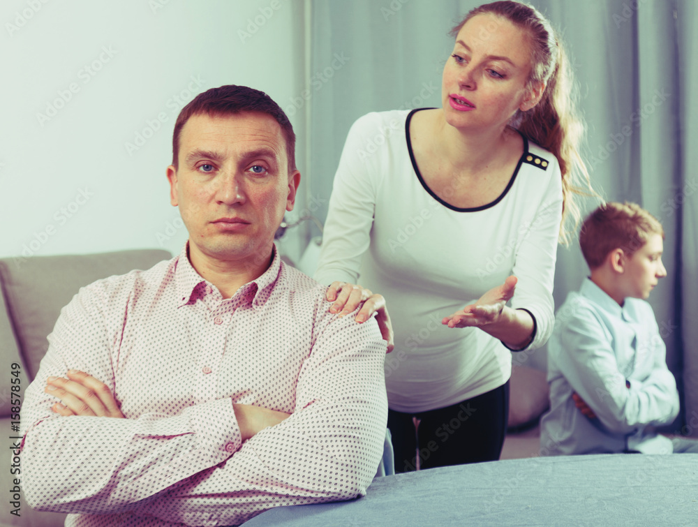 Fototapeta premium Family members arguing