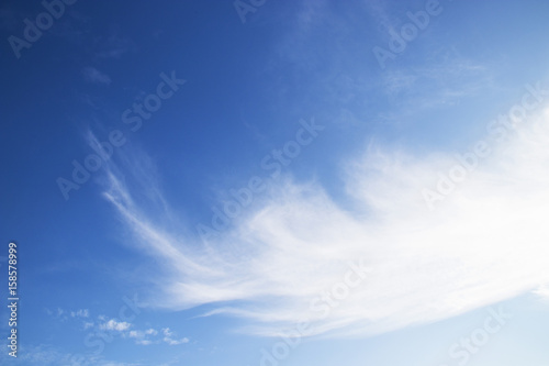 blue sky with cloud