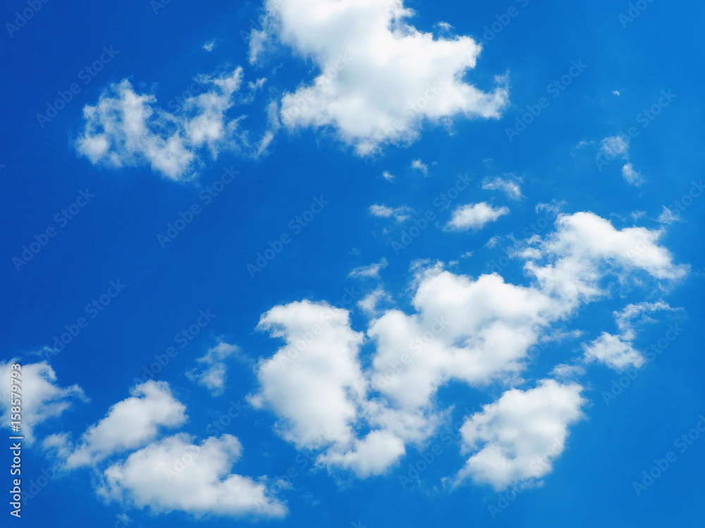 Blue sky background with white clouds. Blue sky background with white clouds.