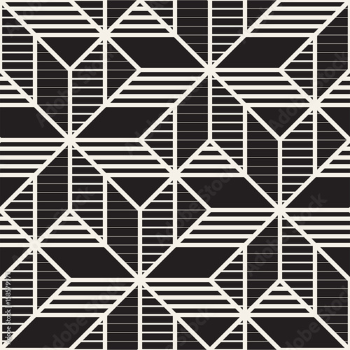 Vector seamless cross tiling pattern. Modern stylish geometric texture. Repeating mosaic abstract background