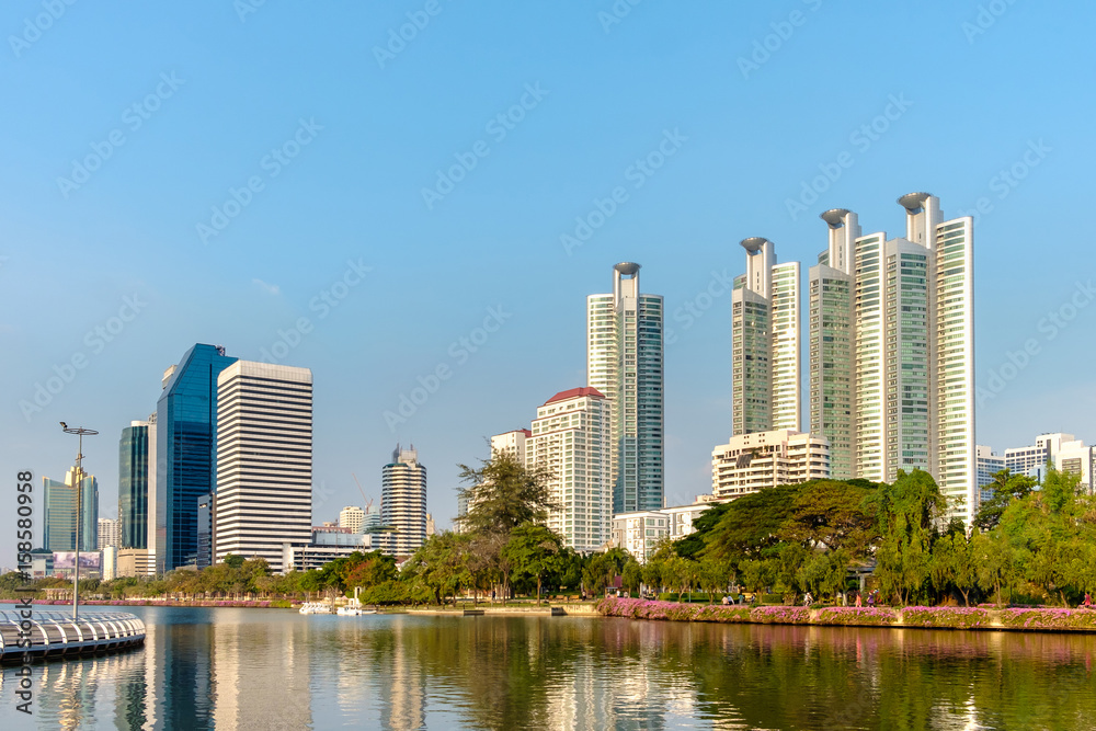 Cityscape, office buildings and apartments in Thailand Cityscape, office buildings and apartments in Thailand