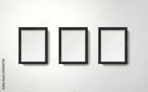 Orderly picture frames collection