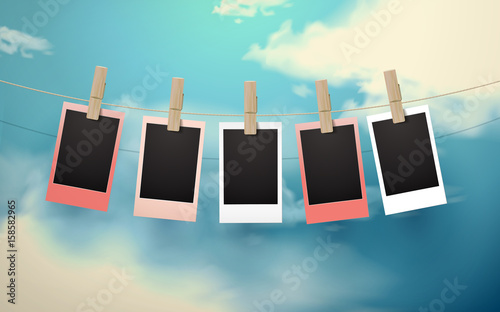 Retro photo frames