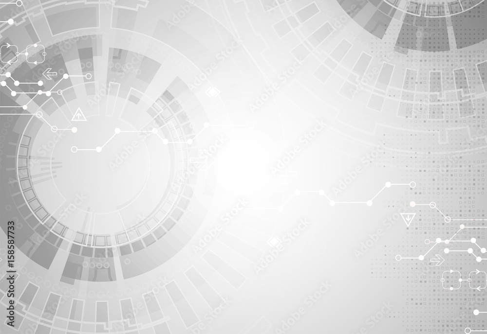Abstract futuristic illustration. High technology computer background. Abstract futuristic illustration. High technology computer background.