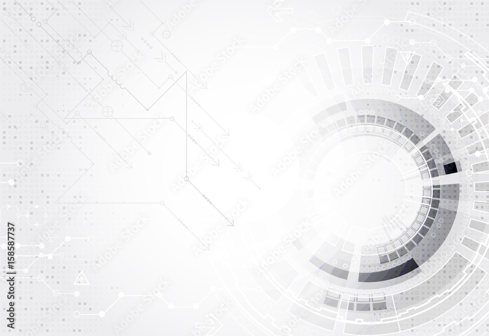 Abstract futuristic illustration. High technology computer background. Abstract futuristic illustration. High technology computer background.