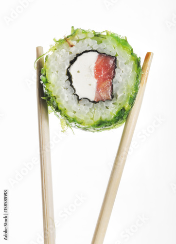 Sushi roll in sticks