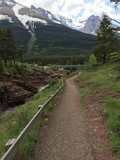 Trail through the mountains 