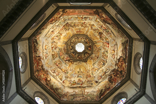 Florence Cathedral Dome inside Fresco