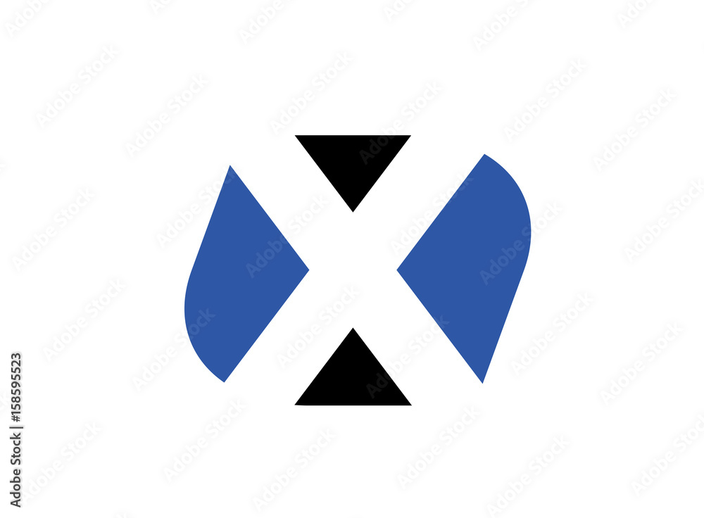 Letter X logo symbol design template elements
Letter X logo symbol design template elements