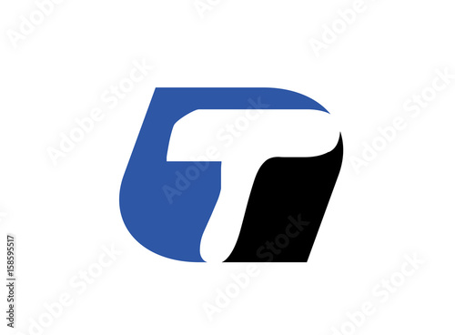 Letter T logo symbol template elements
