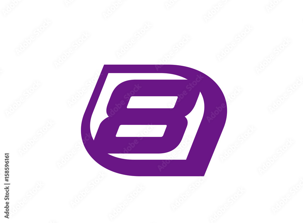 Abstract Number 8 logo Symbol
Abstract Number 8 logo Symbol