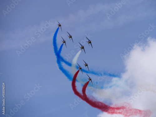 patrouille de france virage photo